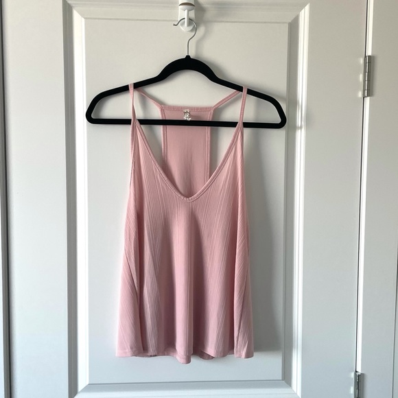 Free People Tops - FREE PEOPLE / PINK RACERBACK TANK TOP